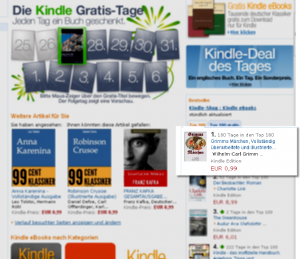 platz 1 amazon kindle grimms maerchen weihnachten 2011